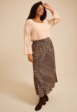 Plus Size Pleated Lace Square Neck Blouse, C4184, small