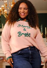 Plus Size Merry And Bright Sweater, C4731, small