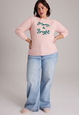 Plus Size Merry And Bright Sweater, C4731, small