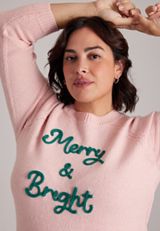 Plus Size Merry And Bright Sweater, C4731, small