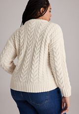 Plus Size '26 Chenille Sweater, C2789, small