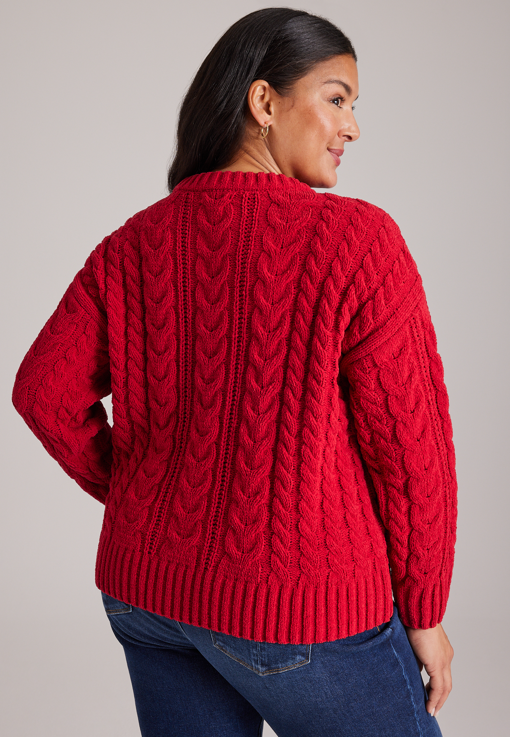 Plus Size ' 26 Chenille Sweater, C5006, large