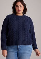 Plus Size '26 Chenille Sweater, C9679, small
