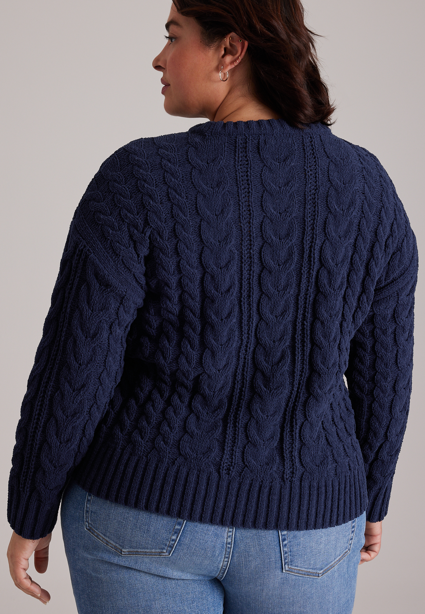 Plus Size '26 Chenille Sweater, C9679, large
