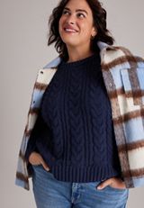 Plus Size '26 Chenille Sweater, C9679, small