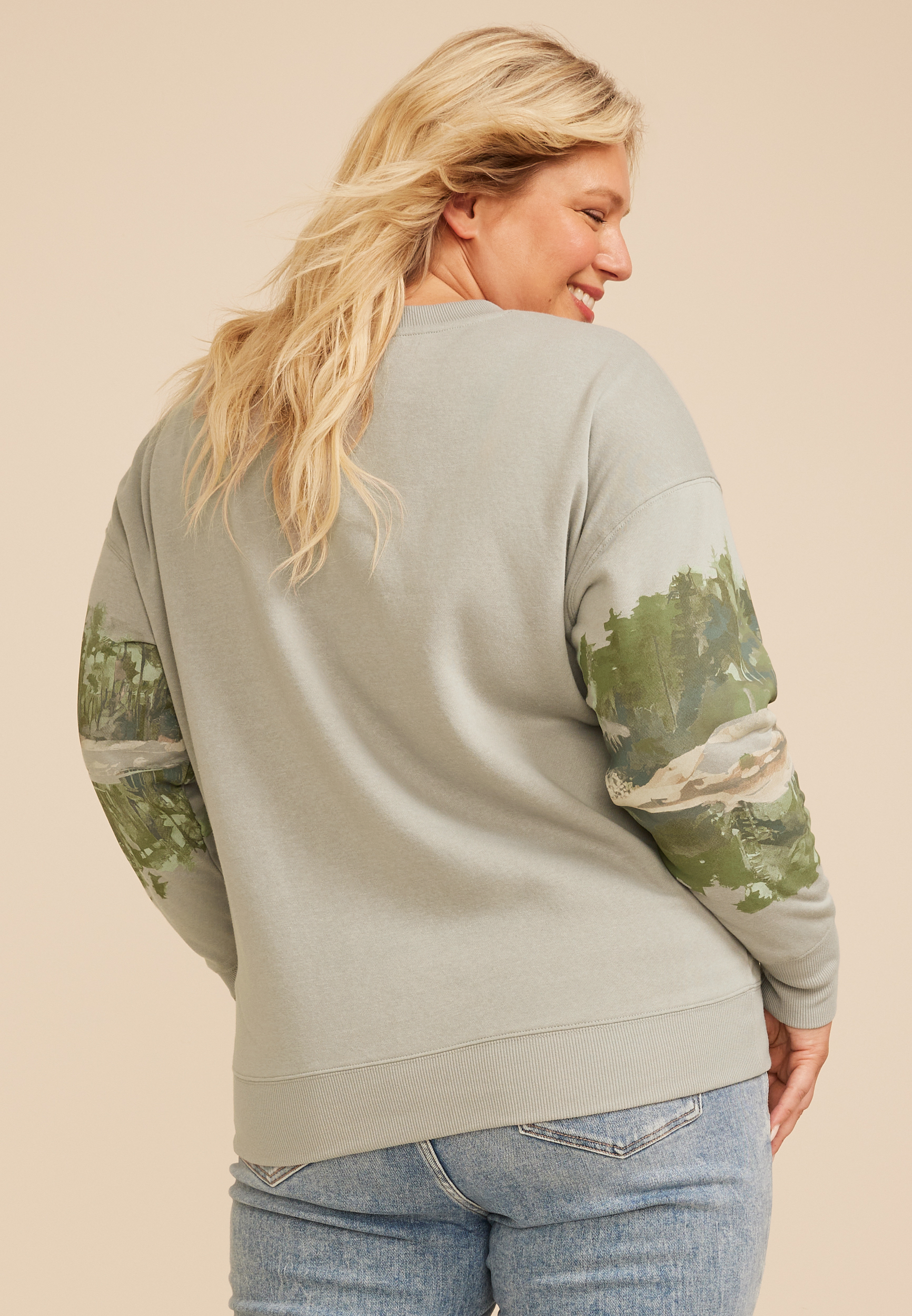 Plus Size Lake Tahoe California Graphic Sweatshirt, C1149, large