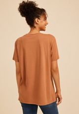 Fall Stamp Oversized Fit Graphic Tee, C8664, small