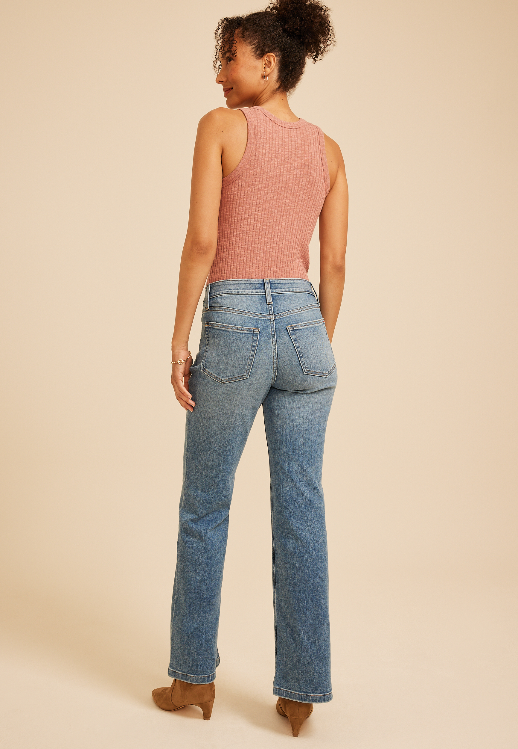 edgely™ High Rise Relaxed Flare Jean, C3337, large