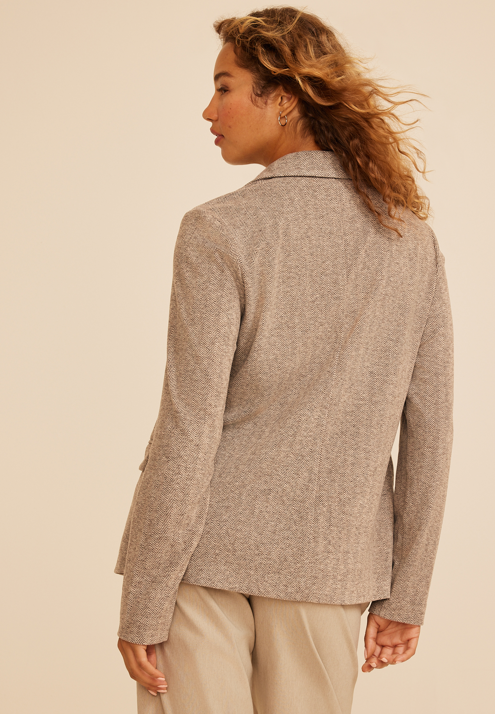 Herringbone Blazer, C3681, large