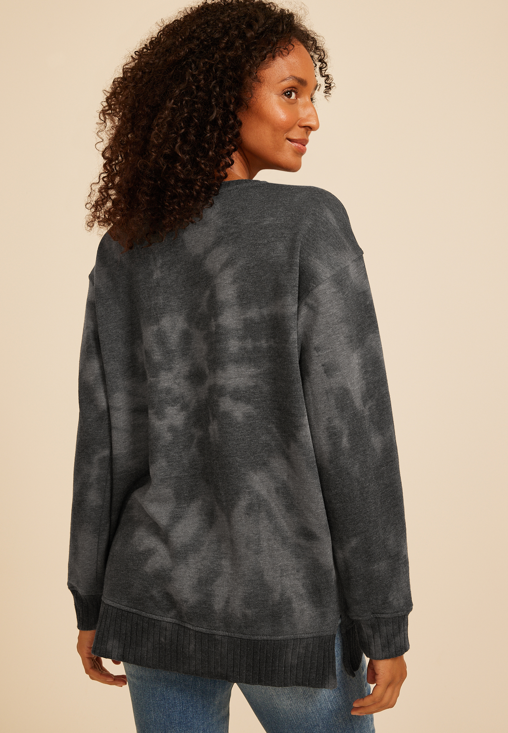 Willowsoft Tie Dye Sweatshirt, C4033, large