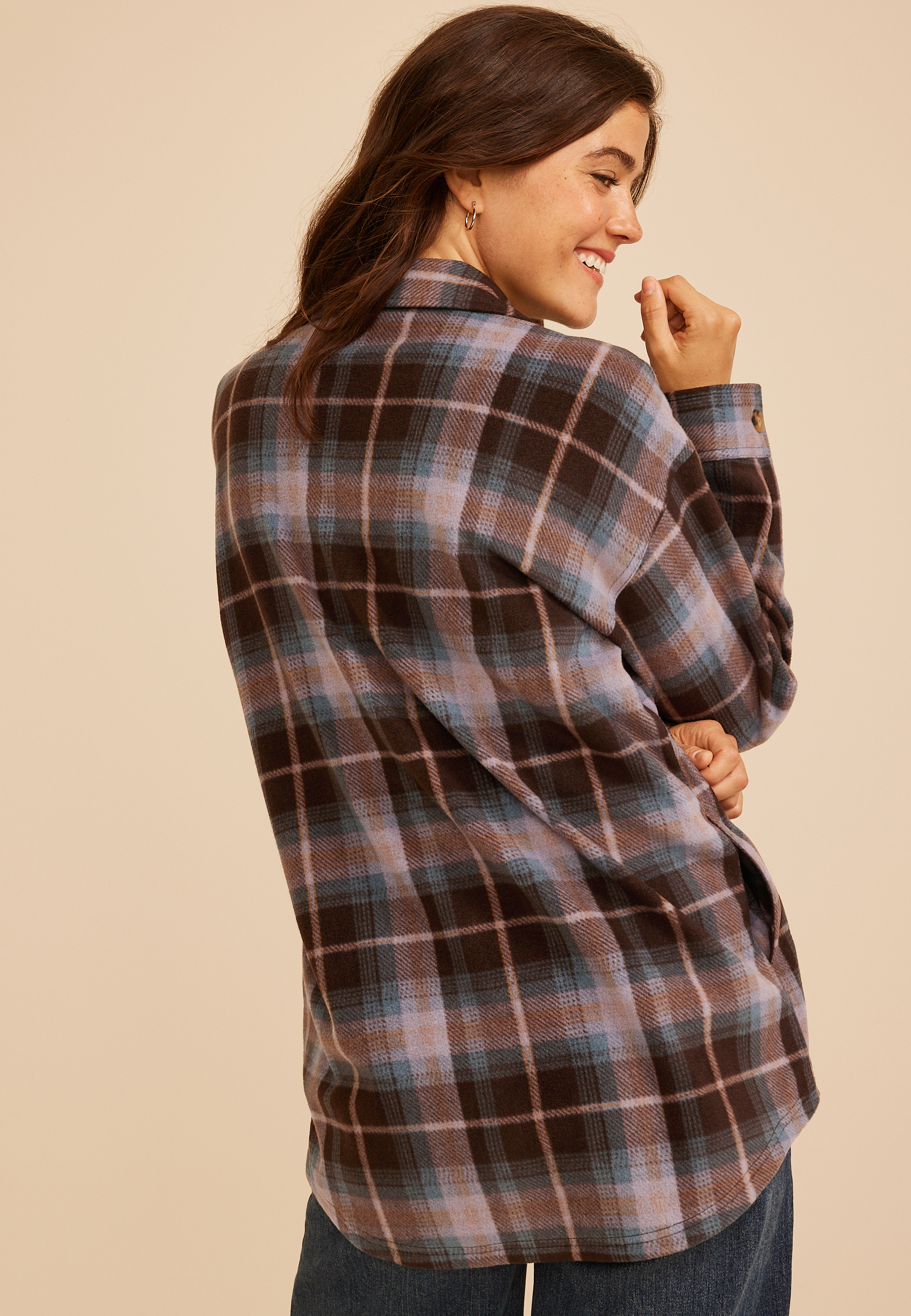 Wilder Fleece Shacket, C1635, large