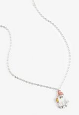 Ghost Latte Pendant Necklace, C431, small