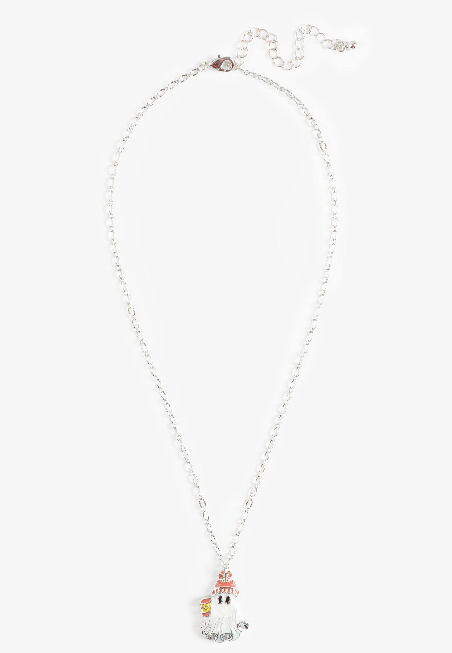 Ghost Latte Pendant Necklace, C431, large