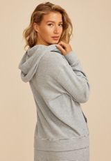 Cozy Textured Waffle Hoodie, C1605, small