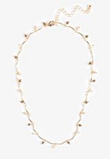 Everyday Layers Beaded Wavy Chain Necklace, C605, small