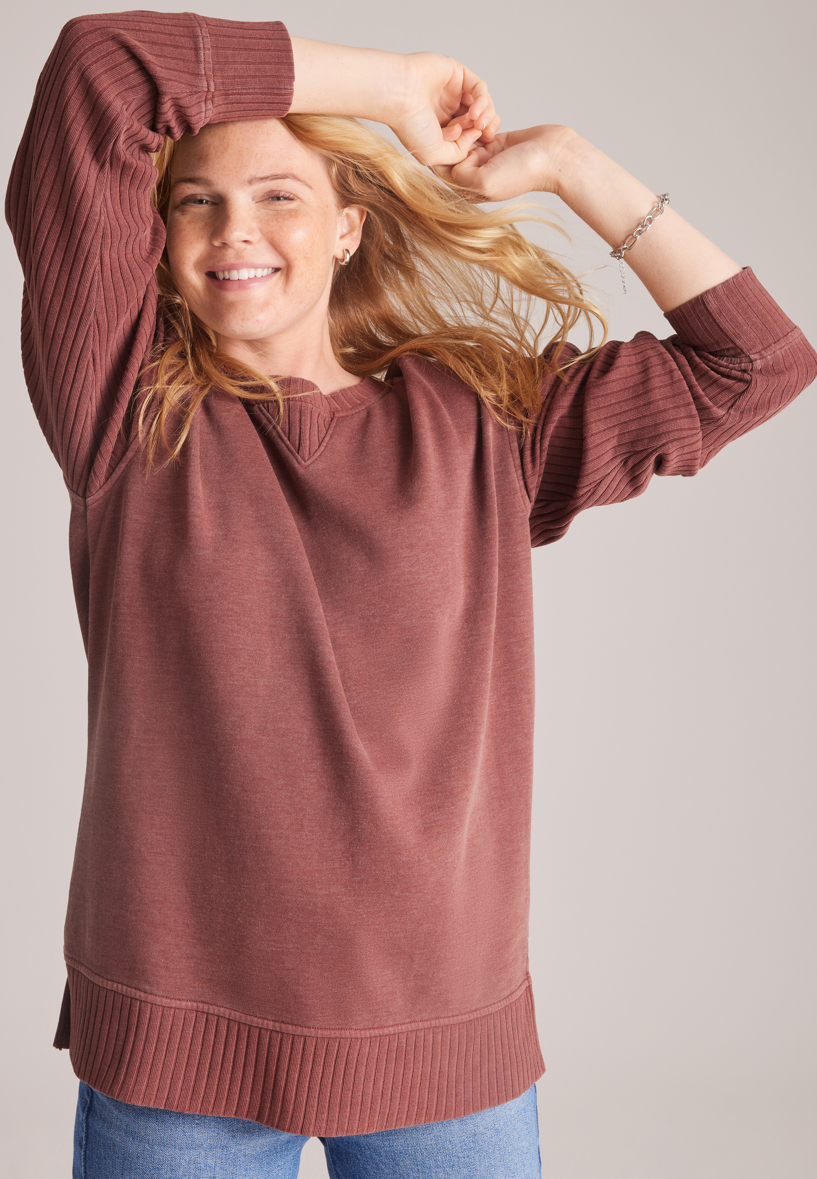 Willowsoft Sweatshirt, C8065, large