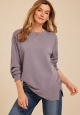 Willowsoft Sweatshirt, LAVENDER GRAY, small