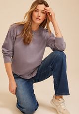 Willowsoft Sweatshirt, LAVENDER GRAY, small
