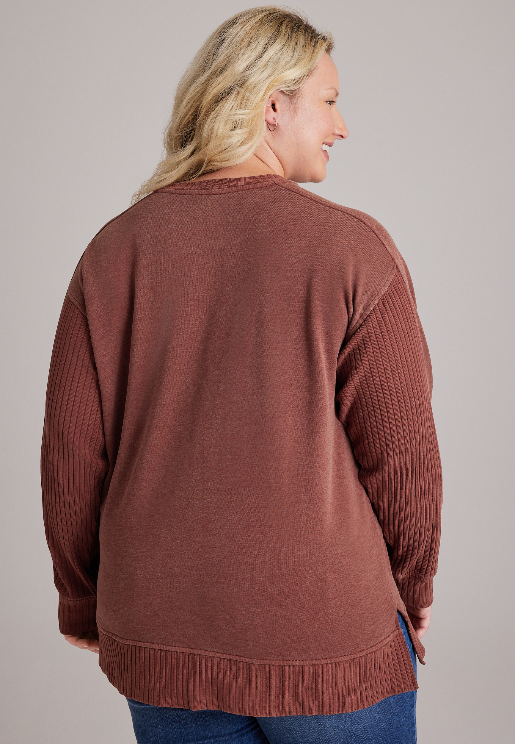 Plus Size Willowsoft Sweatshirt, C8065, large