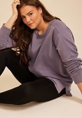 Willowsoft Sweatshirt, LAVENDER GRAY, small