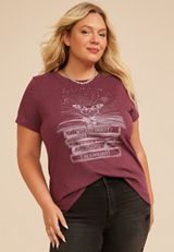 Plus Size Wizard Digest Butterfly Classic Fit Graphic Tee, C7923, small