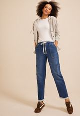 m jeans by maurices™ High Rise Dark Knit Jogger Jeans, C258, small