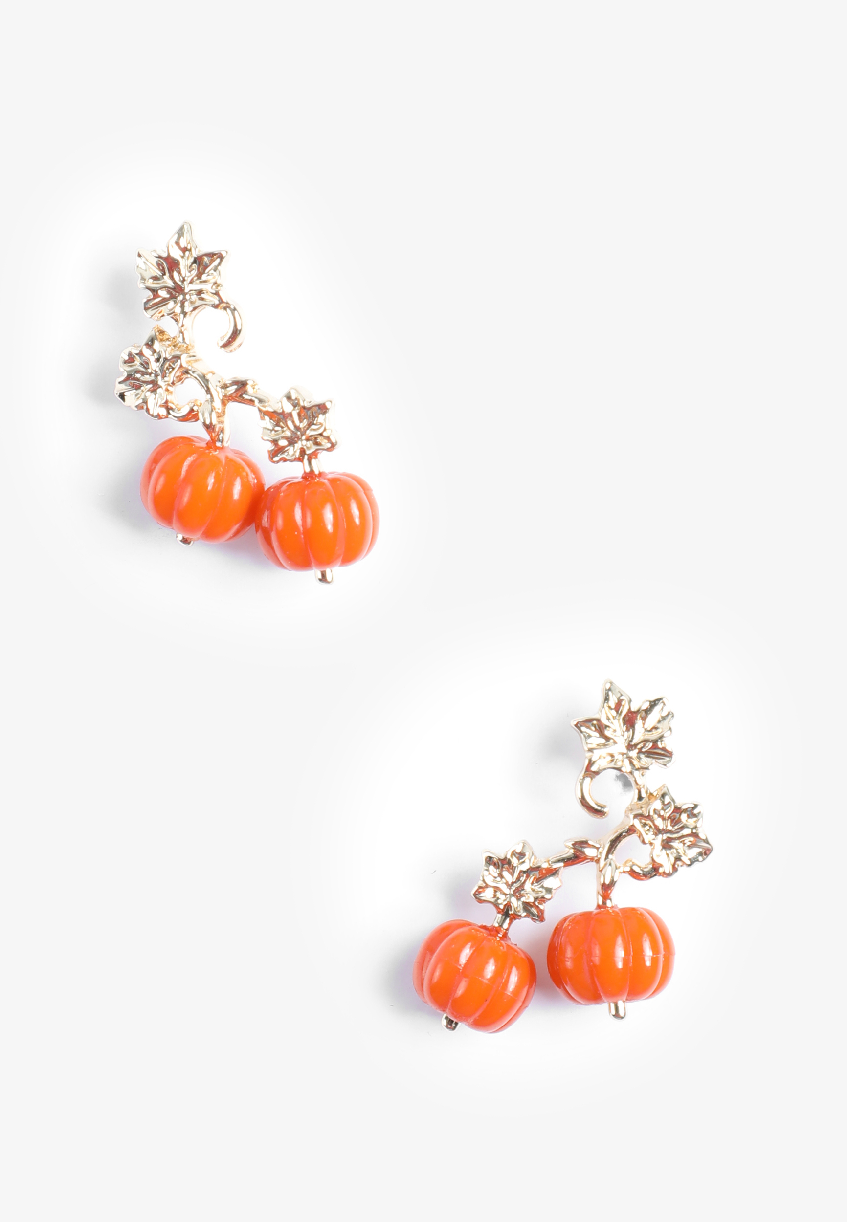 Pumpkin Vine Drop Earrings