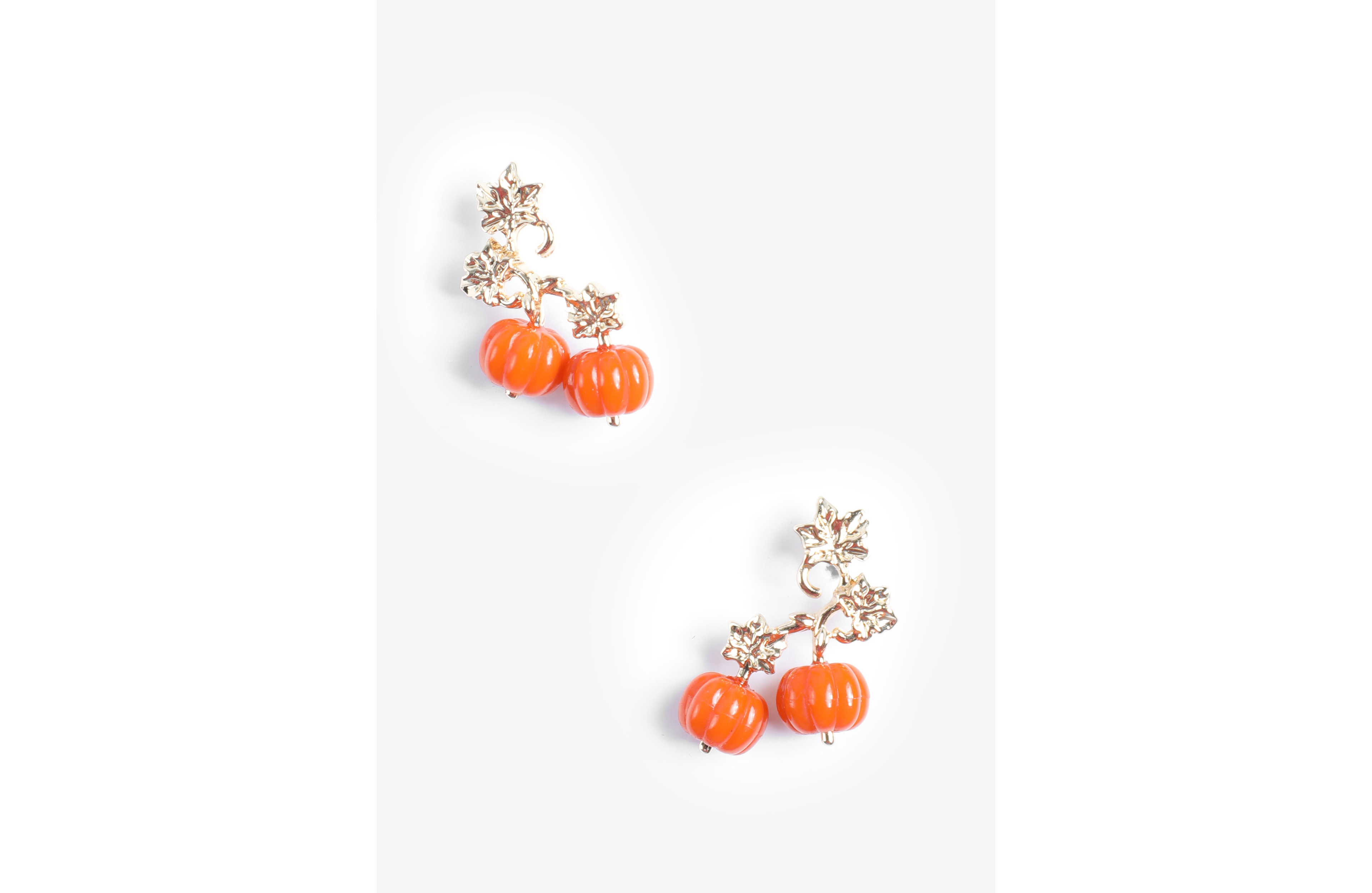 Pumpkin Vine Drop Earrings