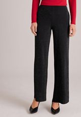 Studio Y Sparkle Wide Leg Pant, C106, small