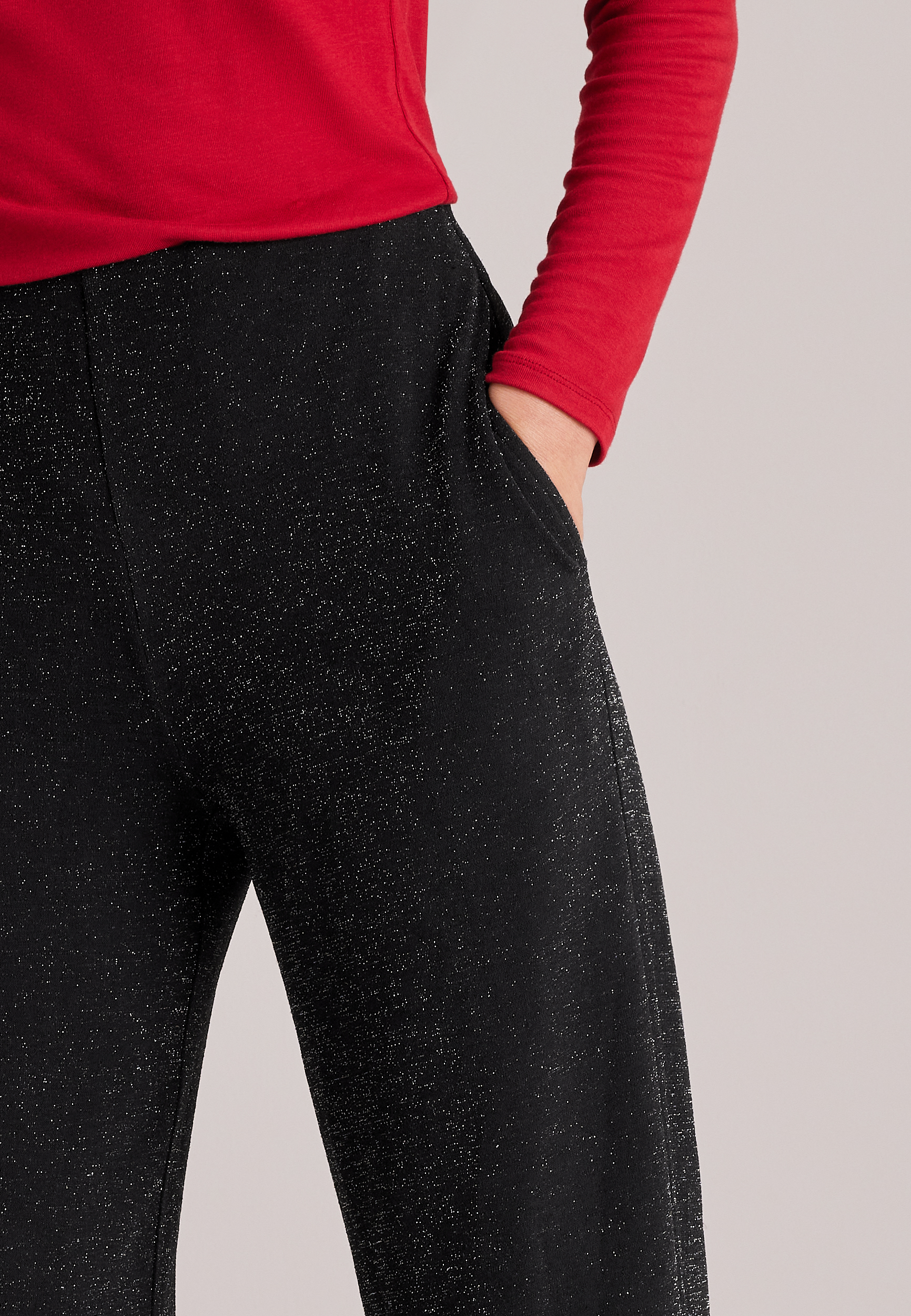 Studio Y Sparkle Wide Leg Pant, C106, large