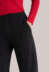 Studio Y Sparkle Wide Leg Pant, C106, small