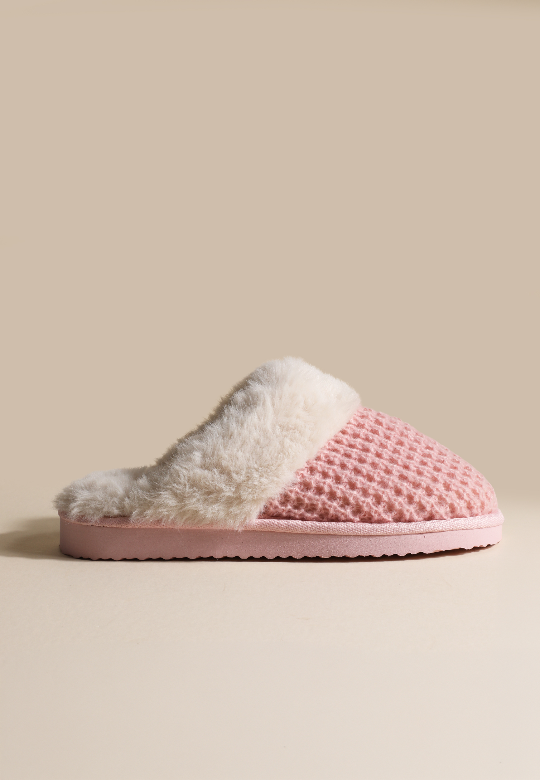 Waffle Knit Slippers, C3826, large