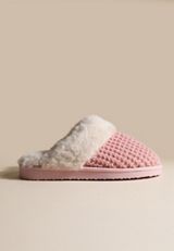 Waffle Knit Slippers, C3826, small