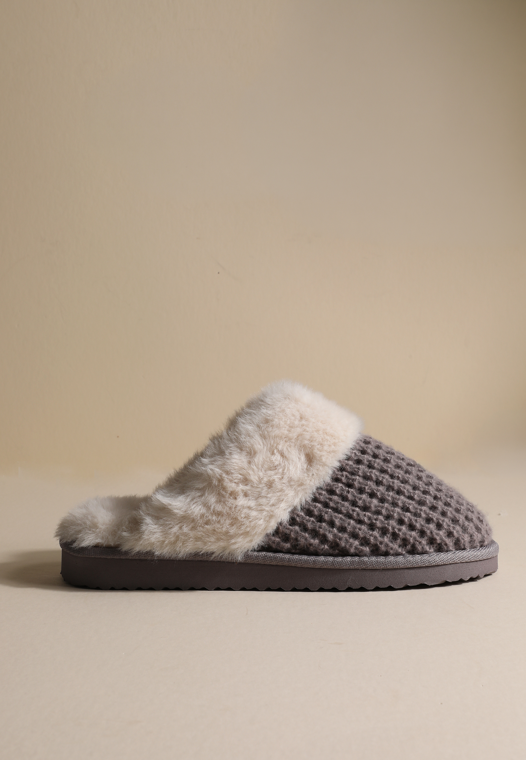 Waffle Knit Slippers, SATELITE, large