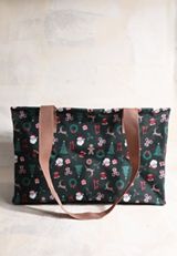 Holiday Everyday Adventure Christmas Icons Foldable Tote, C7346, small