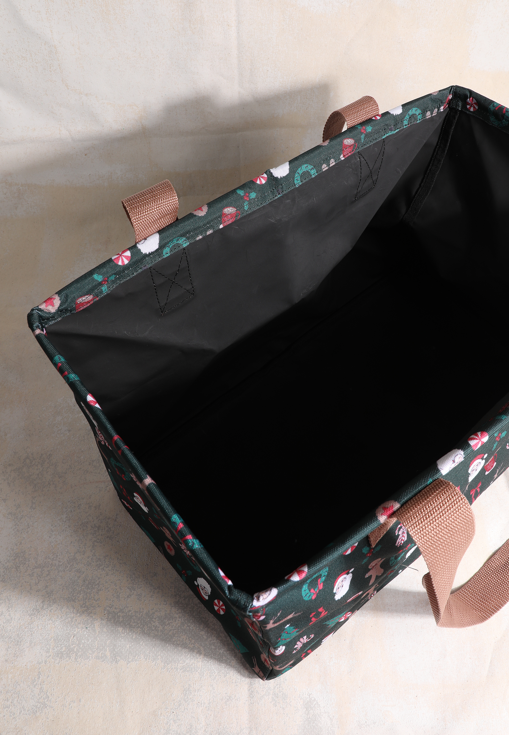 Holiday Everyday Adventure Christmas Icons Foldable Tote, C7346, large
