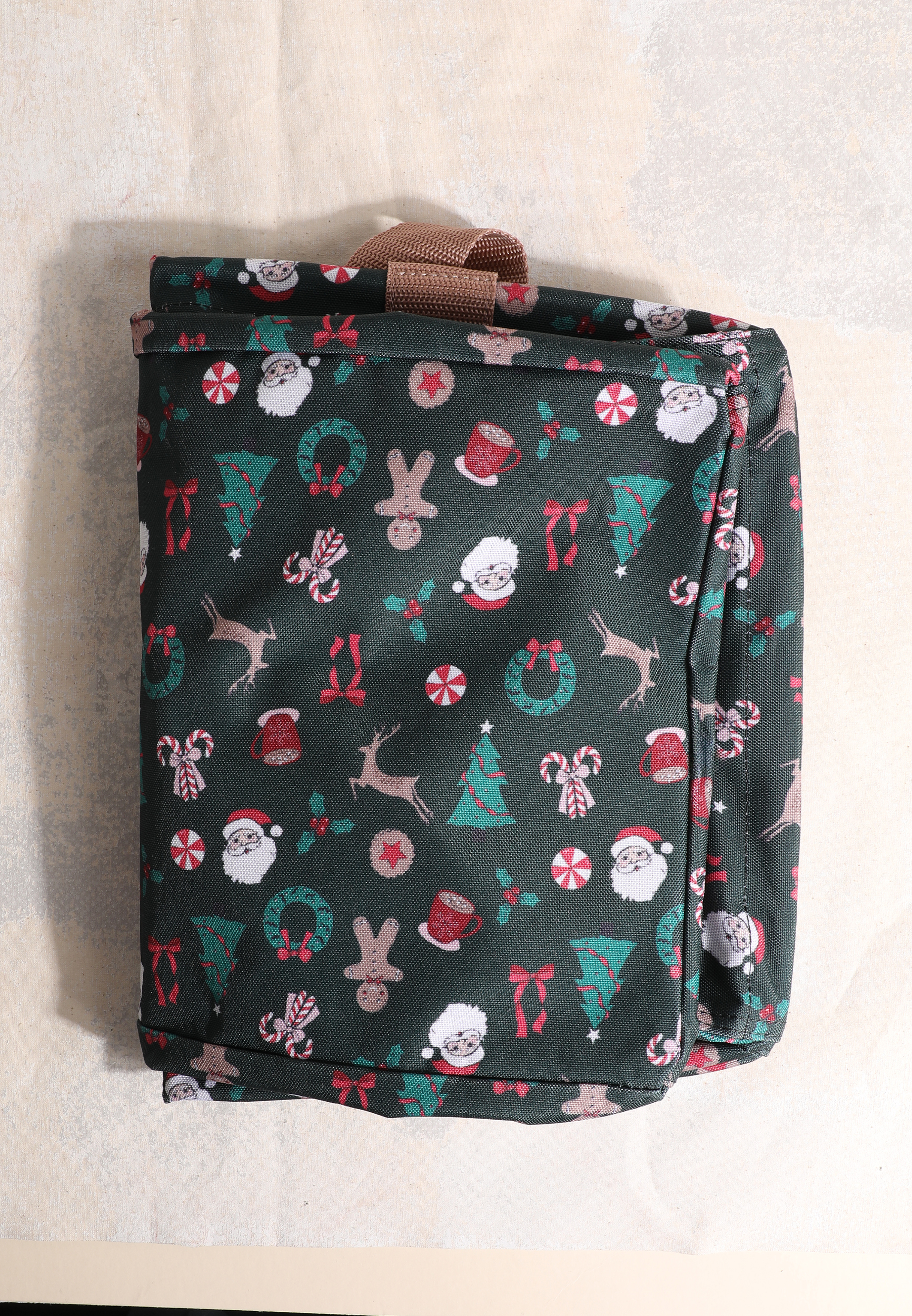 Holiday Everyday Adventure Christmas Icons Foldable Tote, C7346, large