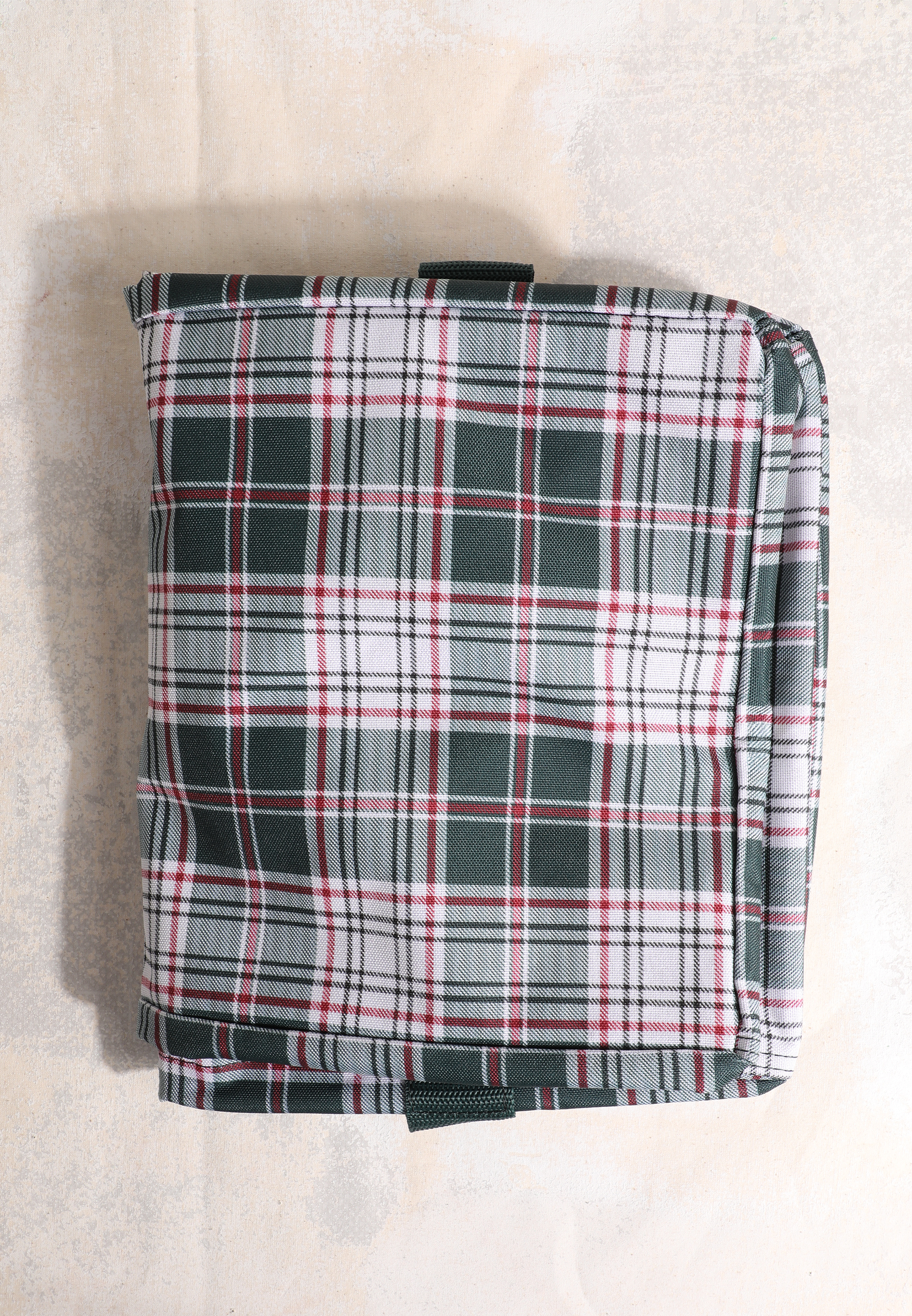 Holiday Everyday Adventure Plaid Foldable Tote, C9580, large