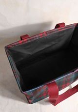 Holiday Everyday Adventure Plaid Foldable Tote, C2136, small