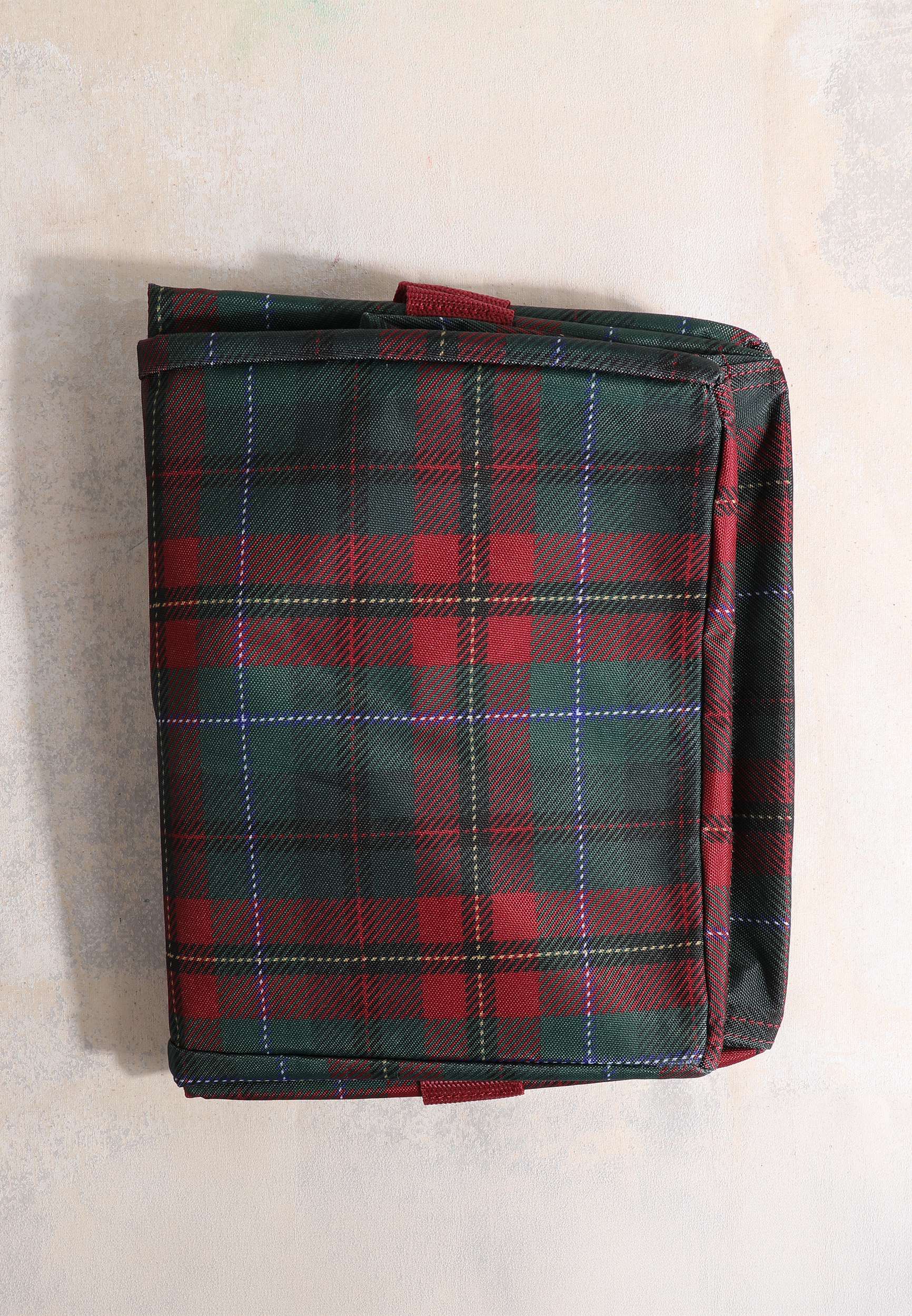 Holiday Everyday Adventure Plaid Foldable Tote, C2136, large