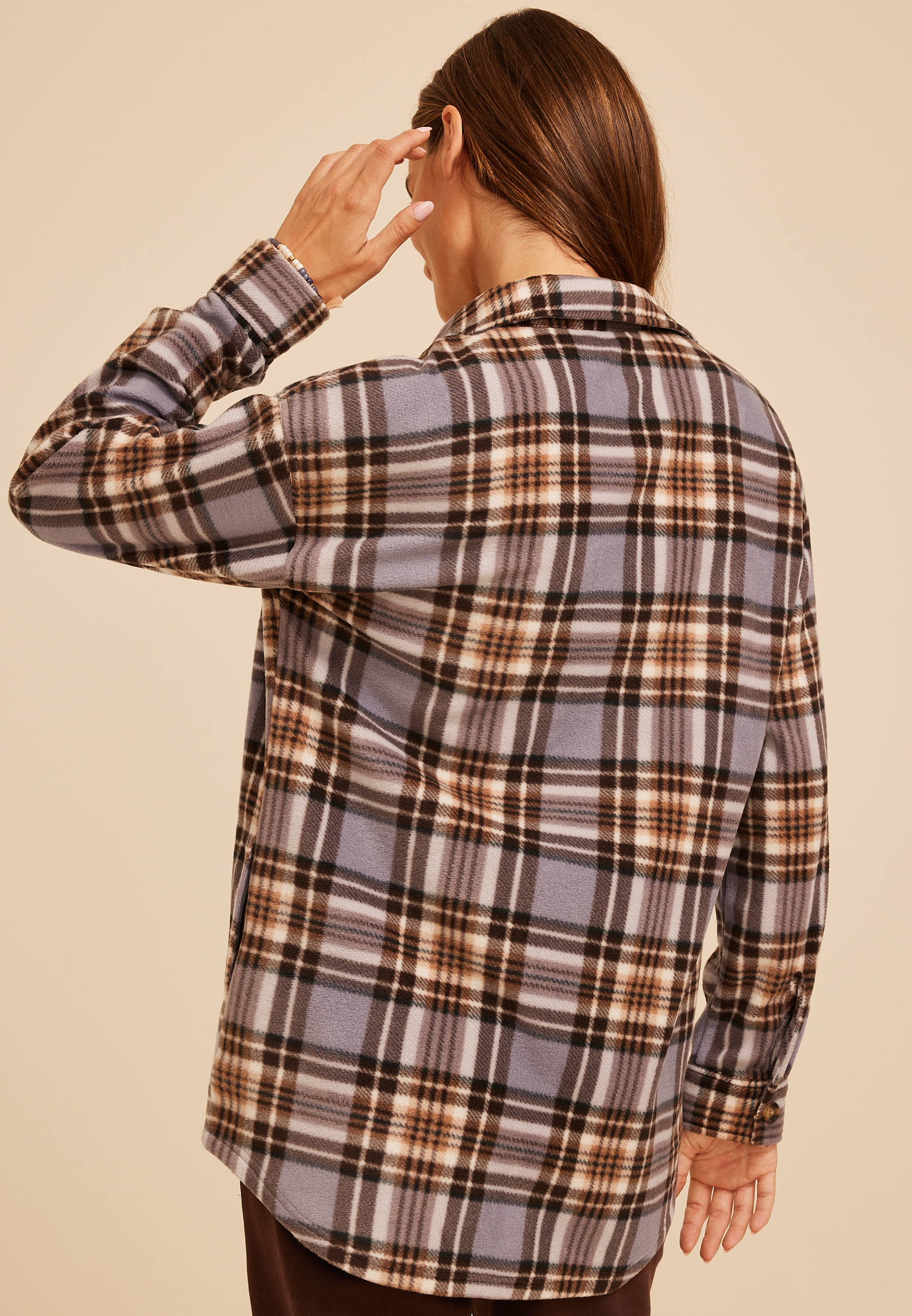 Wilder Plaid Shacket, C9055, large