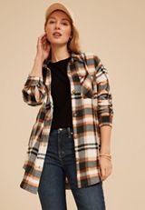Wilder Plaid Shacket, C9564, small