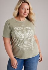 Plus Size Moonlit Music Festival Vintage Fit Graphic Tee, C3142, small