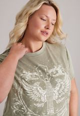 Plus Size Moonlit Music Festival Vintage Fit Graphic Tee, C3142, small