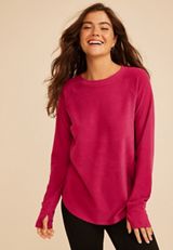 24/7 Brushed Thumbhole Long Sleeve Tee, C1676, small