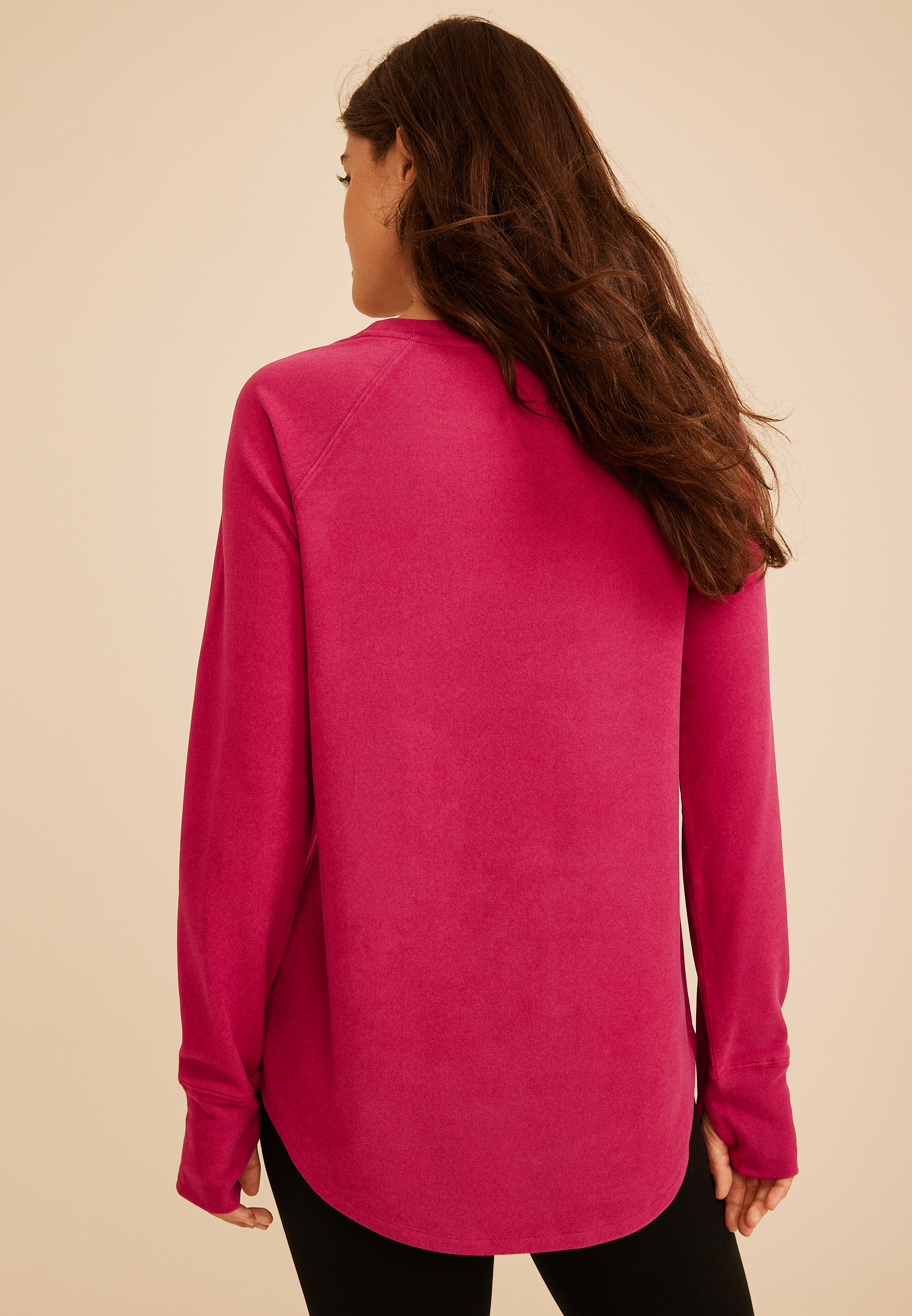 24/7 Brushed Thumbhole Long Sleeve Tee, C1676, large