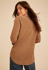 24/7 Brushed Thumbhole Long Sleeve Tee, C8764, small