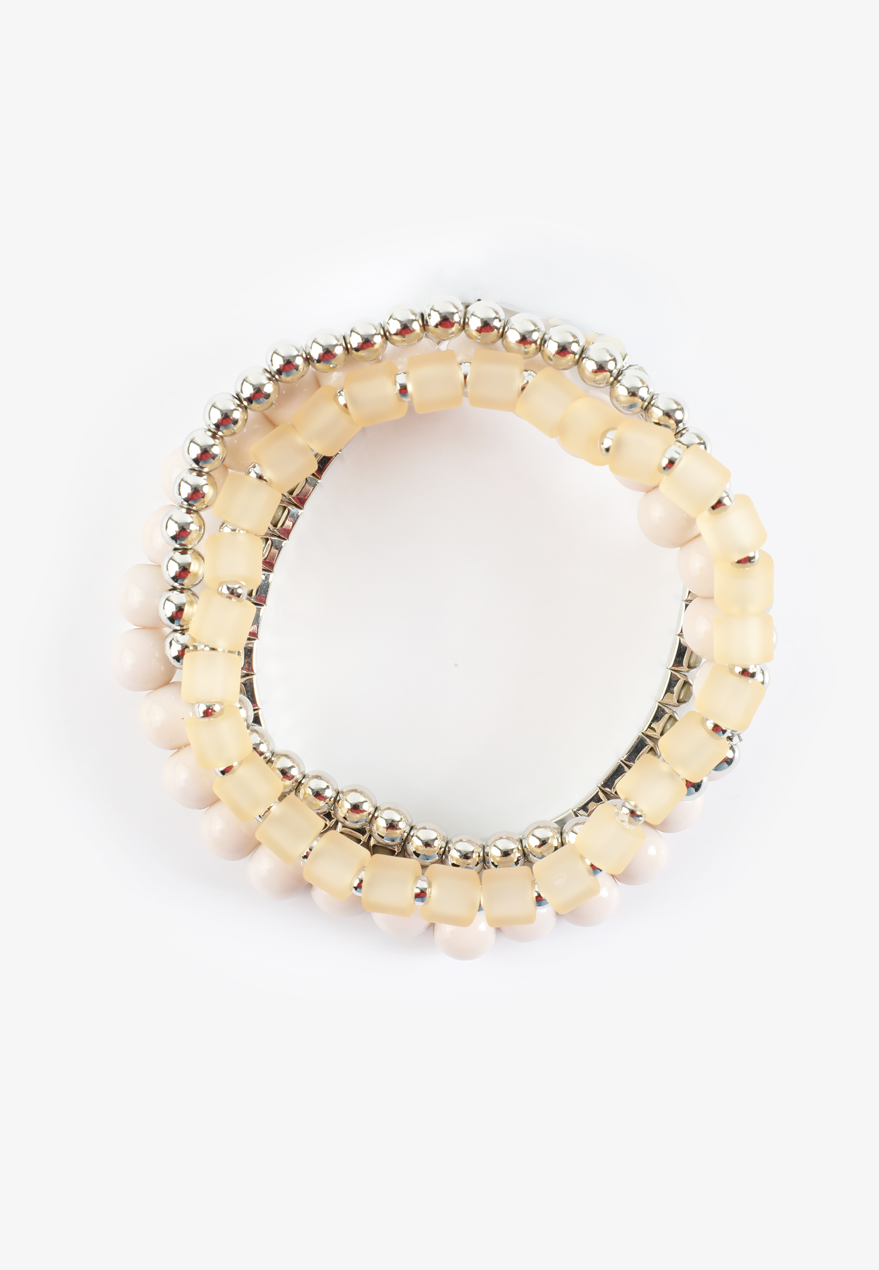 Mixed Bead Stretch Bracelet Set