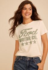 Camo Ford Motor Classic Fit Graphic Tee, C3363, small