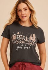 Get Lost Classic Fit Graphic Tee, C1876, small